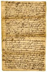 Probated will of Rachel Vincent, 1744