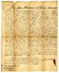 Probated will of Sarah Saunders, 1744