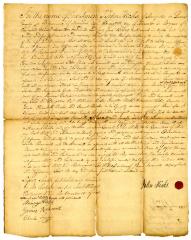 Probated will of John Hicks, 1745