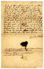 Probated will of Cornelius Schenks, 1744