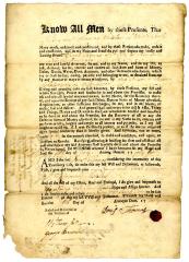 Probated will of Benjamin Thomas, 1744
