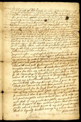 Probated will of Woutor Van Pelt, 1744