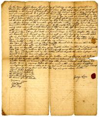 Probated will of George Lane, 1745