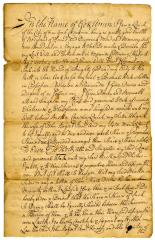 Probated will of James Quick, 1745