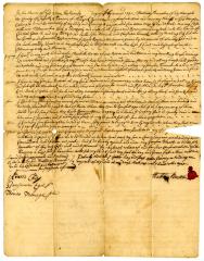 Probated will of Matthias Burnet, 1746