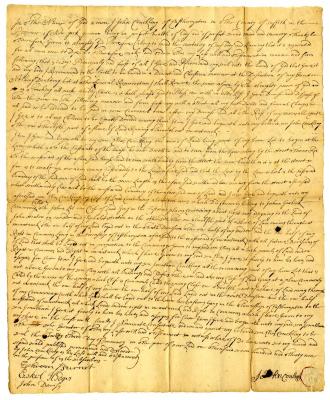 Probated will of John Conkling, 1746