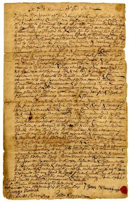 Probated will of John Montford, 1745