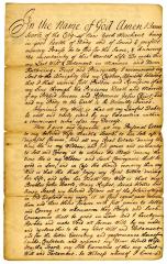 Probated will of James Searle, 1745