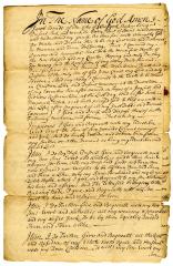 Probated will of Jacob Bratt, 1746