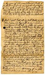 Probated will of Daniel Peatty, 1745