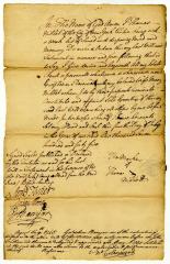 Probated will of Thomas Niblet, 1745