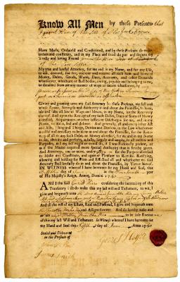 Probated will of Garret Hyer, 1745