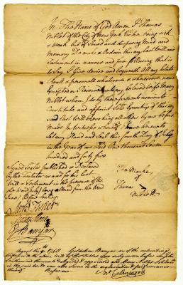 Probated will of Thomas Niblet, 1745