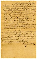 Probated will of Abigail Moore, 1746
