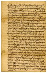 Probated will of Leonard DeGraw, 1746