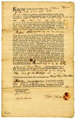 Probated will of Thomas Flower, 1746