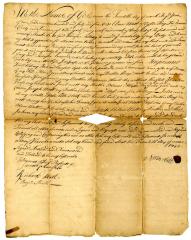 Probated will of Amos Mott, 1746