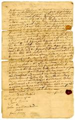 Probated will of Mary Forstor, 1746