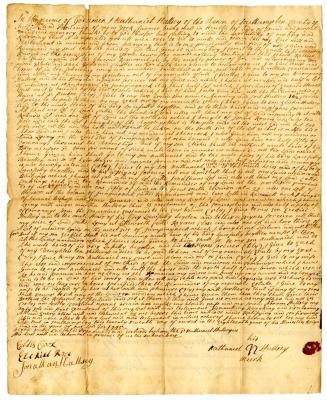 Probated will of Nathaniel Hallsey, 1746