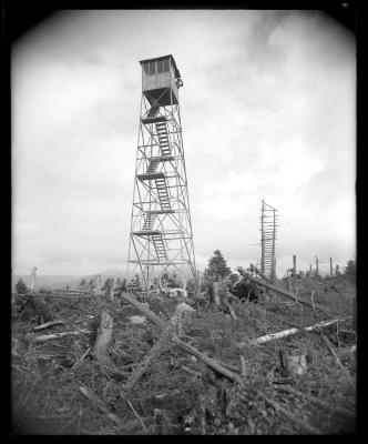 Observation station from Mount Adams