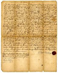 Probated will of Benjamin Burling, 1747