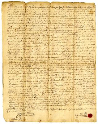 Probated will of Edward Sands, 1746