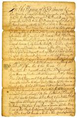 Probated will of Lewis Rou, 1746