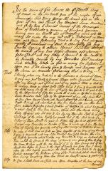Probated will of Daniel Turner, 1746