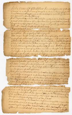 Probated will of Enoch Stephenson, 1746