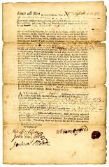 Probated will of William Byfield, 1747