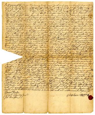 Probated will of Stephen Topping, 1746