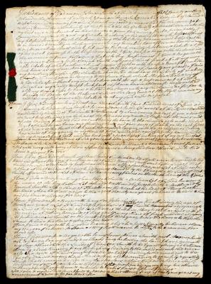 Probated will of Aaron Smith, 1746/7