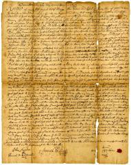 Probated will of Mary Allen, 1747