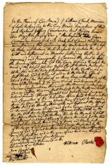 Probated will of William Clarke, 1747