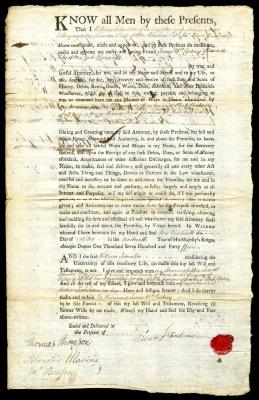 Probated will of William Johnson, 1747
