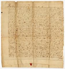 Probated will of Thomas Hinchman, 1747