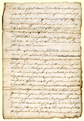 Probated will of John Haviland, 1747