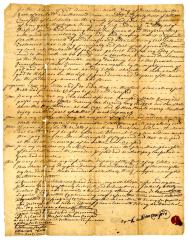 Probated will of William Crawford, 1747