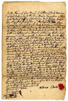 Probated will of William Clarke, 1747