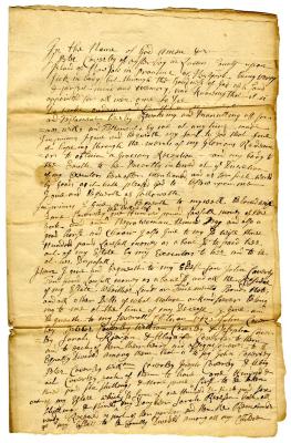 Probated will of Peter Caverly, 1747