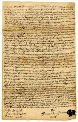 Probated will of Daniel Corwin, 1747