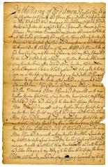 Probated will of Raphael Goelet, 1747