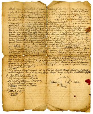 Probated will of Johannes Alberts, 1748