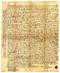 Probated will of Rachel Smith, 1747