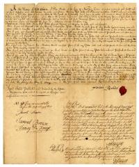 Probated will of Peter Bondt, 1748