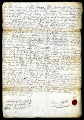 Probated will of Silas Sayre, 1747