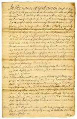 Probated will of Micah Smith, 1747