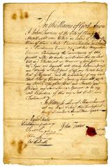 Probated will of John Turner, 1747