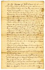 Probated will of Peter Vlierboom, 1747