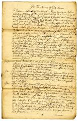 Probated will of Johannes Schenk, 1747